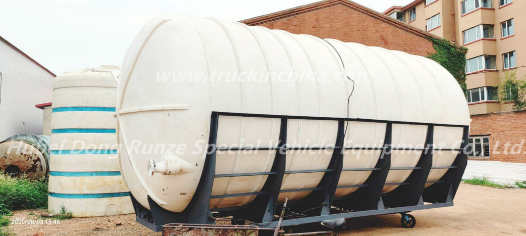 Customized Polyethylene Plastic Hydrochloric Acid Transportable Storage Tank (Plastic PE Tank 5-50m3)