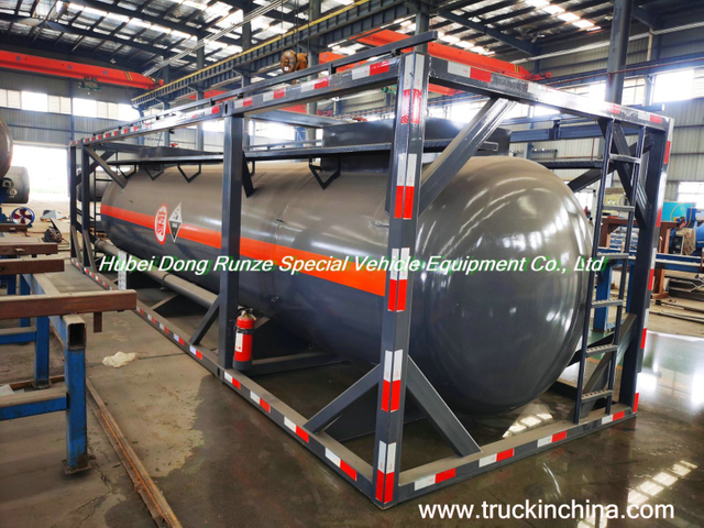 Customized 30 Feet LLDPE Lined Tank Container for Inorganic Acid (Phosphoric Acid, Hydrochloric Acid, Sulphuric Acid)