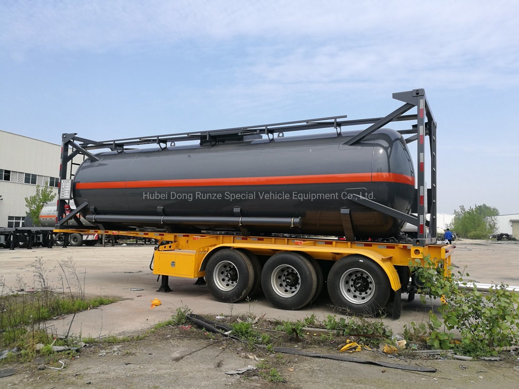 Customized 30FT Naclo Sodium Hypochlorite Tank Container (LDPE Lined ISO Tank )