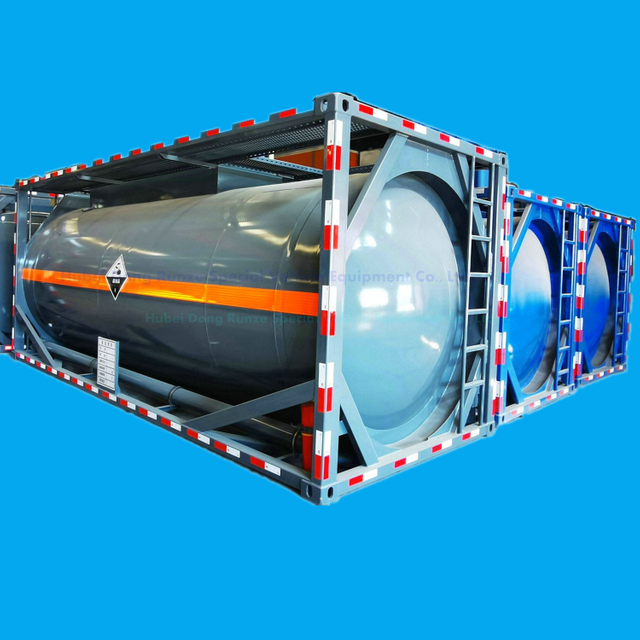 20FT SS30408 Stainless Steel Tank Container for Waste Oil and Water, Liquid Sludge, Drilling Waste Liquid 
