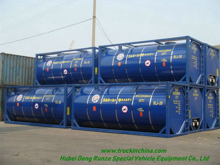 20FT Bitutainer for Crude Oil Asphalt Transport (Container Tank)