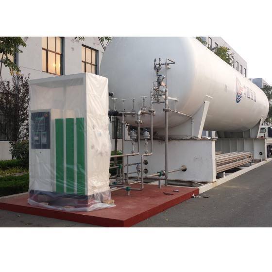 LNG Filling Plant Liquefied Natural Gas (LNG) Stations with Skid LNG Tank