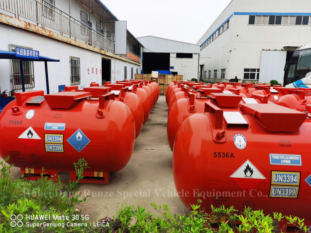 Metal Alkyls Portable Tank Loading 1.4mt Tmga, Tega, Tmin, Tmal, Teal with ASME BV CCS for Offshore Storage and Transport (T21 Cylinder)