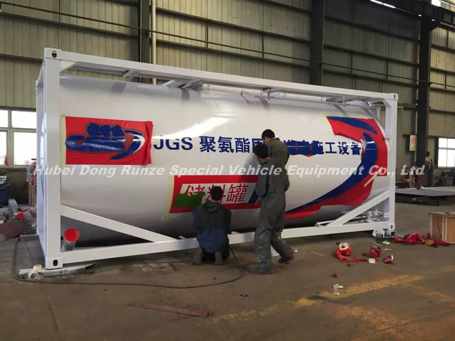 20FT Acrylic Acid ISO Tank for Storage Road Transport Propenoic Acid (Formula C3H4O2; Molecular CH2CHCOOH)