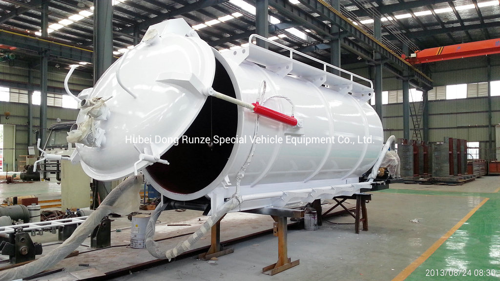 Customizing Emptying Slurry Vacuum Tanks Body Upper SKD for Suction Cesspool Sludge Sewer Waste 