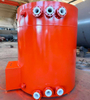 Vertical Steel-Lined Polyethylene Plastic Acid Chemical Liquid Washing Tank(10mm Steel Lining 18mm PE Tanks)