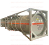  20ft CCS Certified T14 PE Lined UN Portable Tank 19.8KL for Chemical Liquid HF Hydrochloric Acid, Sulfuric Acid Container Transportation 