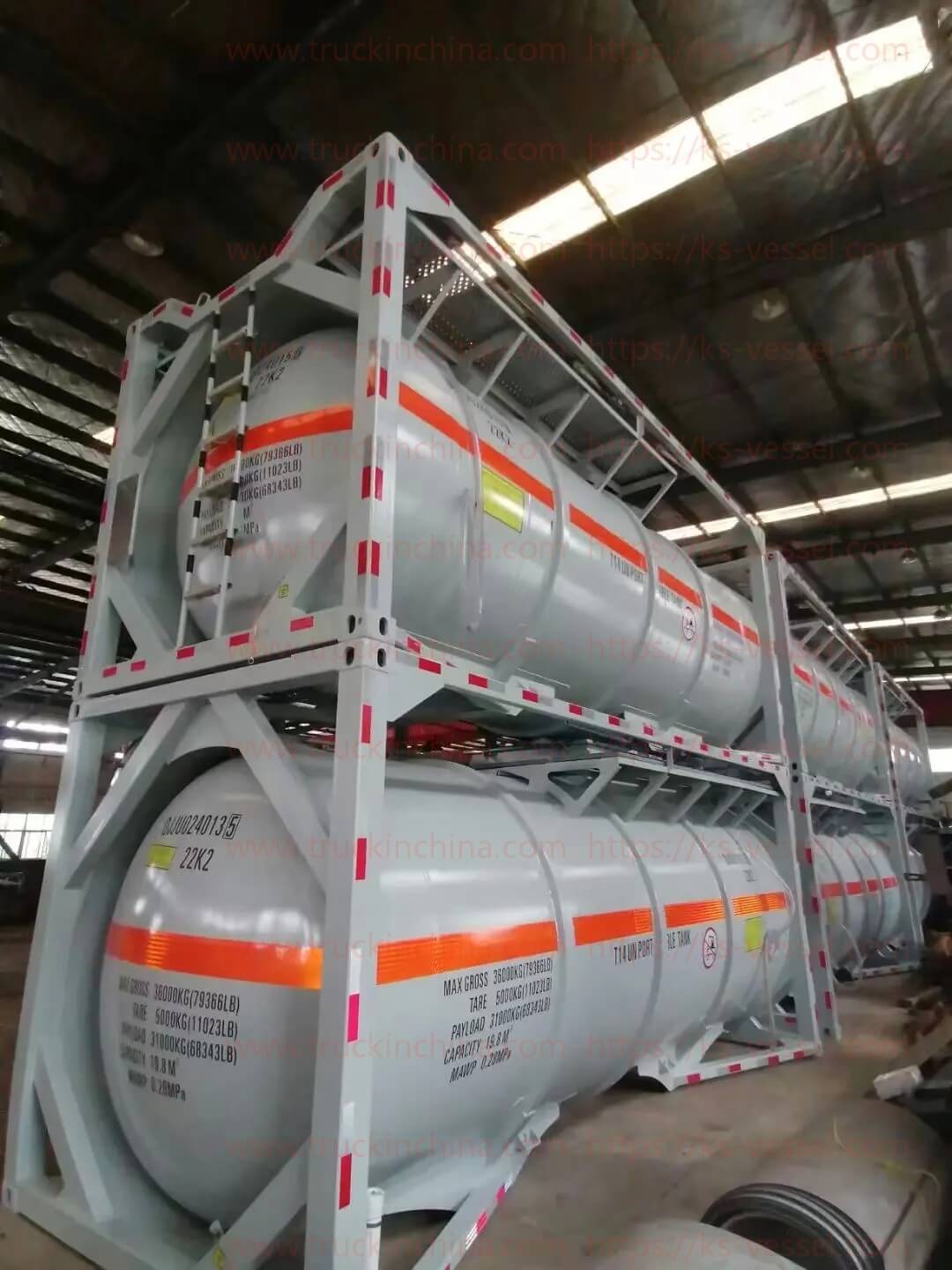 T14 UN portable tank for HF Hydrochloric acid, sulfuric acid, liquid alkali (6)