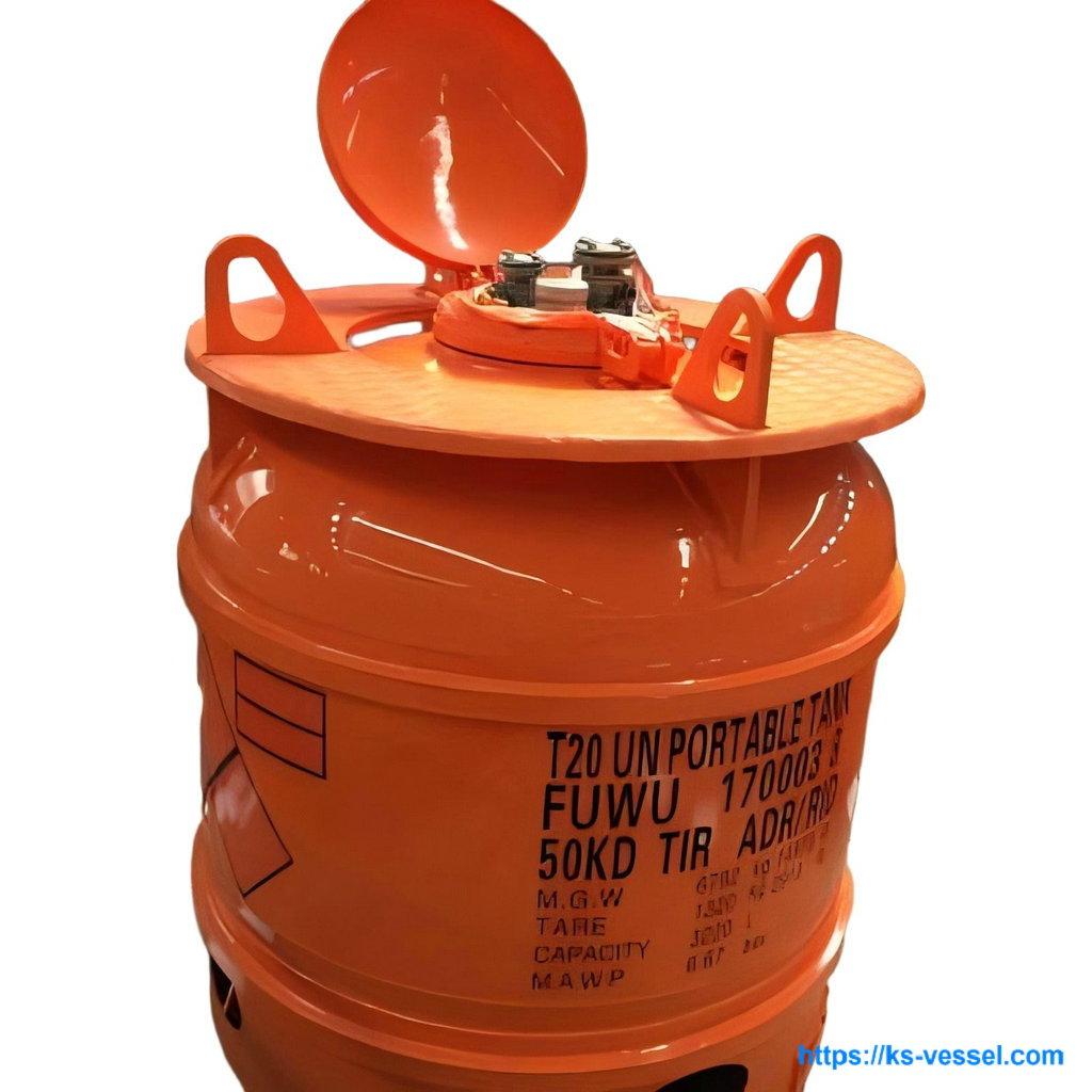 T20 UN2644 UN1838 Bulk Container Portable Tanks for Methyl Iodide CH3I Titanium Tetrachloride Cl4ti