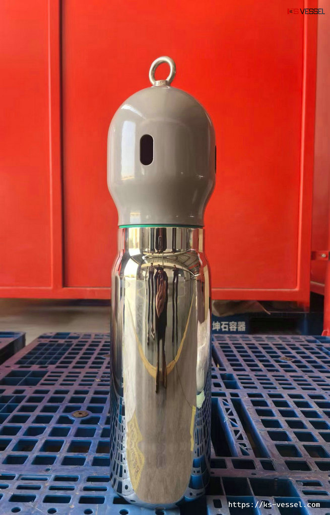 Ultrapure Stainless Steel KSC2.5L Cylinder for High Purity Electronic Specialty Gases