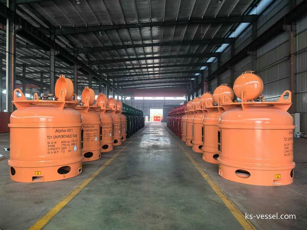 3200L Copolymer Hexene-1,Alpha-Olefin Polyolefins Catalyst ISO IMGD ADR T21 UN Portable Tanks Lift Strength Test