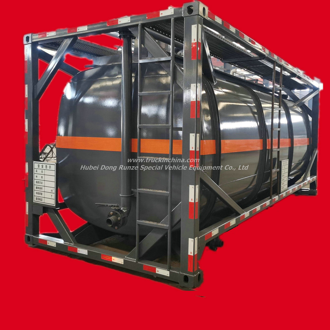 T14 20FT ISO Tank Containers for Sulfuric Acid 94% Hydrochloric Acid 38% Transport 22kl