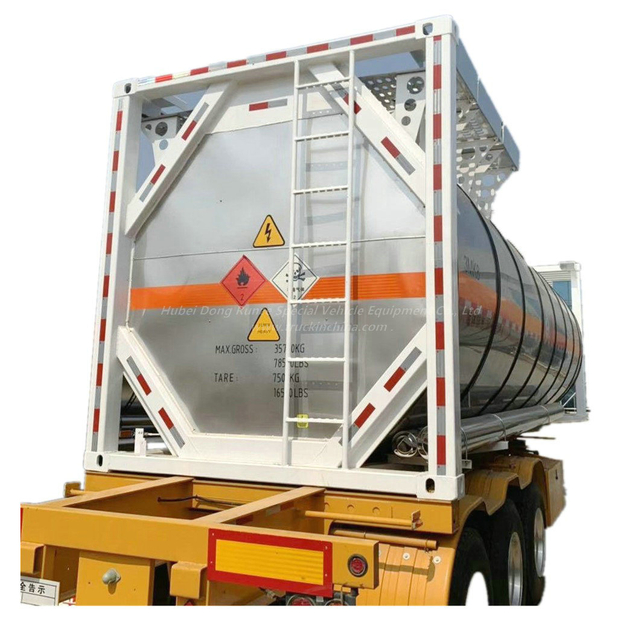 20FT /40foot Ethylene Oxide Un1040 ISO Tank Container (T50 UN Portable Tank with Stainless Plate PUF Insulated)