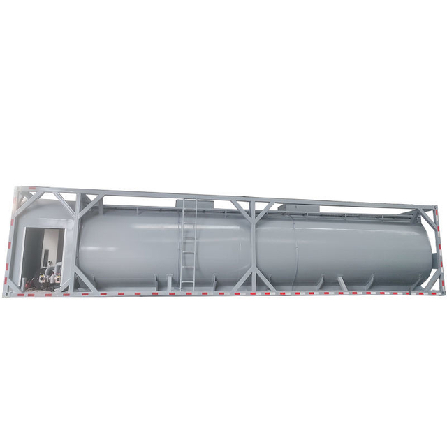Customizing 38kl 40FT Mobile Petrol Gas Diesel Fuel Stations Container Tank with Pump And Dispenser