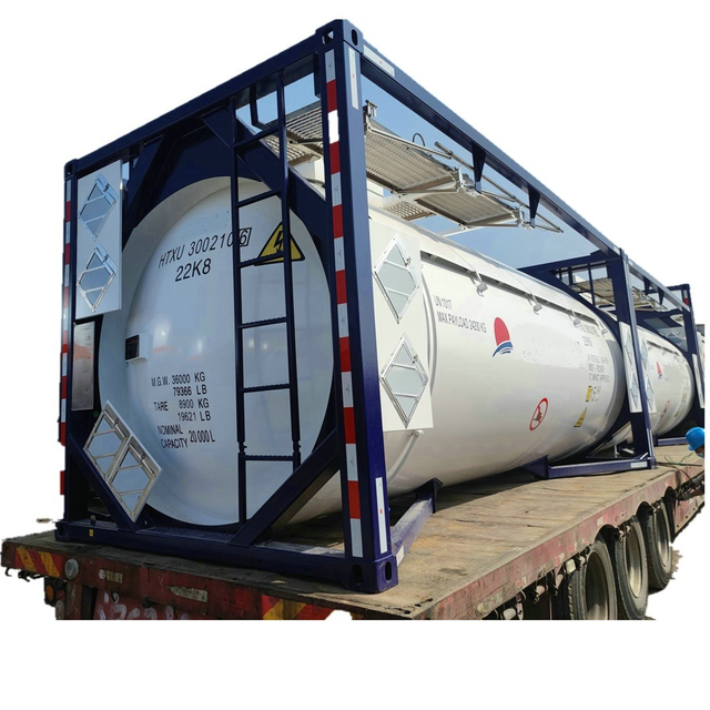20FT T50 Liquid Chlorine ISO Tank Container BV and ASME U2 Stamp