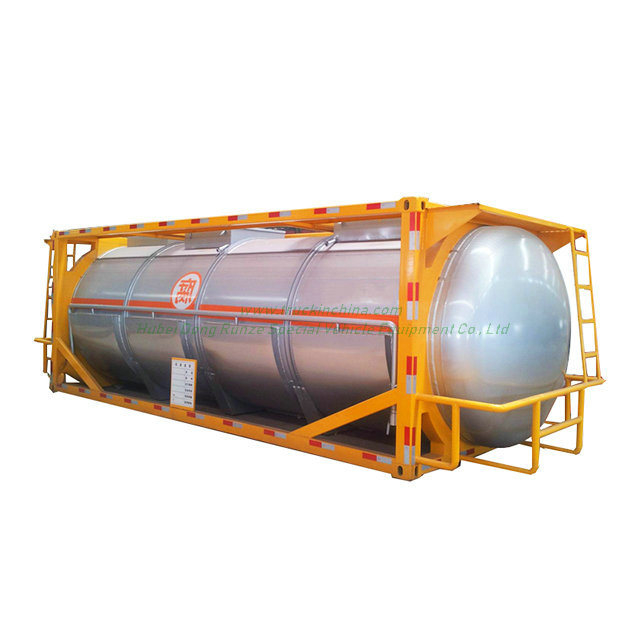 Swap Isotank Phosphorus Tank Container with Steam Heating for Un 1381, Phosphorus White or Yellow, Under Water or in Solution
