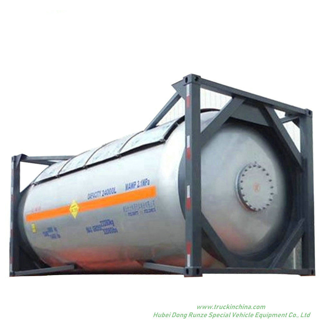  20FT T50 Liquid Chlorine ISO Tank Container for Road Transport Liquid Cl2 UN1017