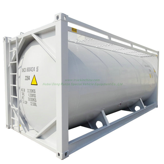 Customizing 20FT Bulk Cement ISO Tank Container Transport Plaster Powder, Cement, Flyash Bulk Cement 