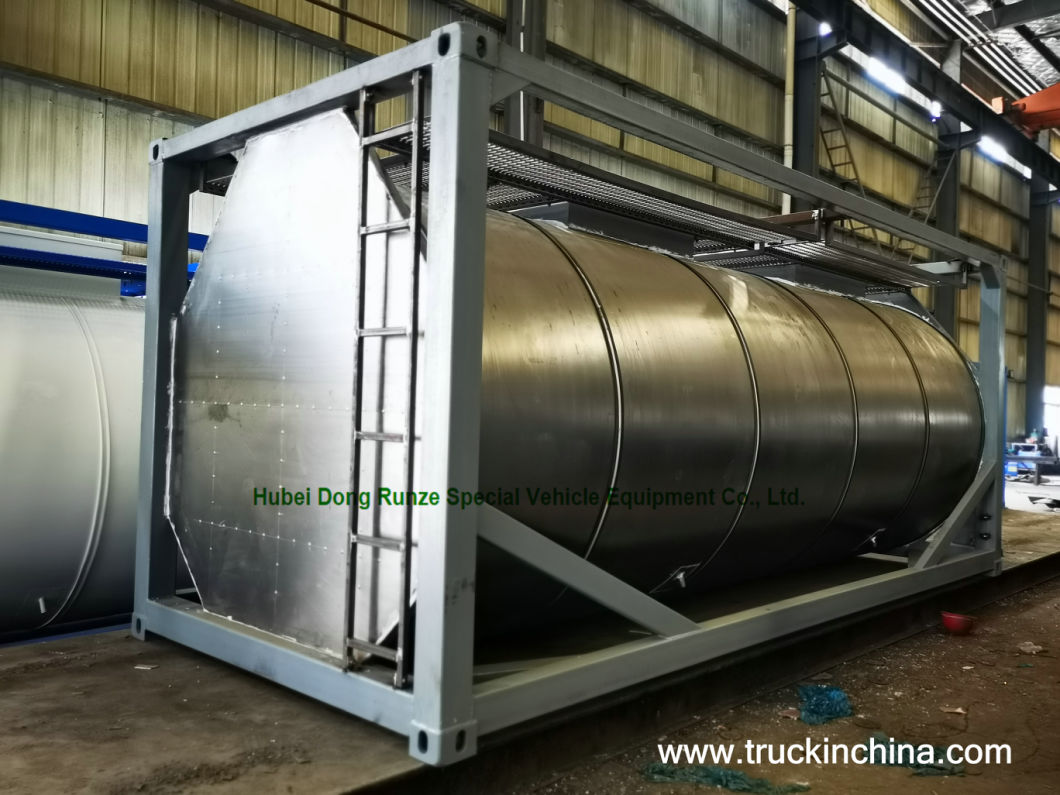 Brand New Imgd 20FT ISO Container Tanks for Concentrated Sulfuric Acid (Steel Lined LLDPE) BV ASME CCS Aproved for Ship Train Transport