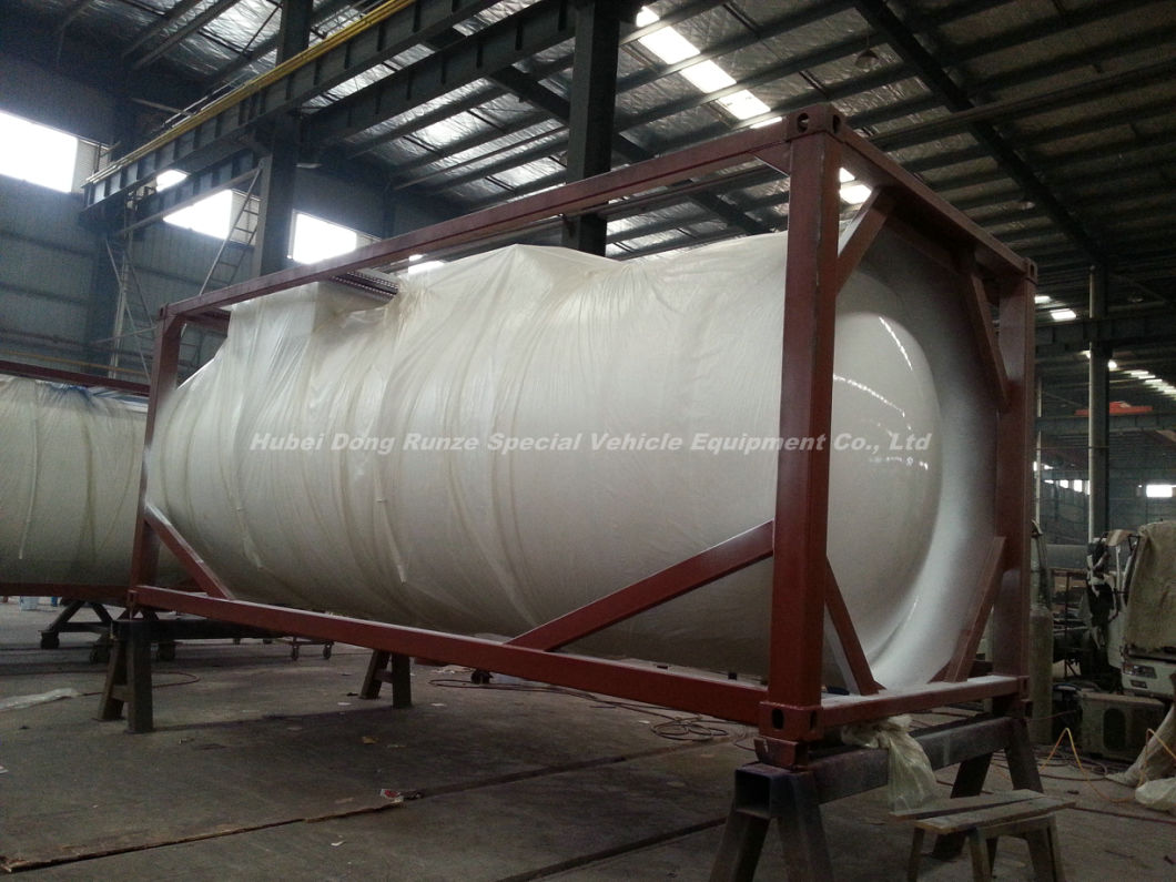 Phosphoric Acid 85% H3po4 ISO Tank Container Steel Lined PE Tank 20FT, 40FT