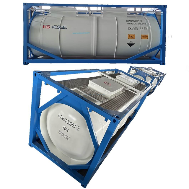  20FT T14 94% Sulfuric Acid ISO Tank Container 18KL for Kazakhstan