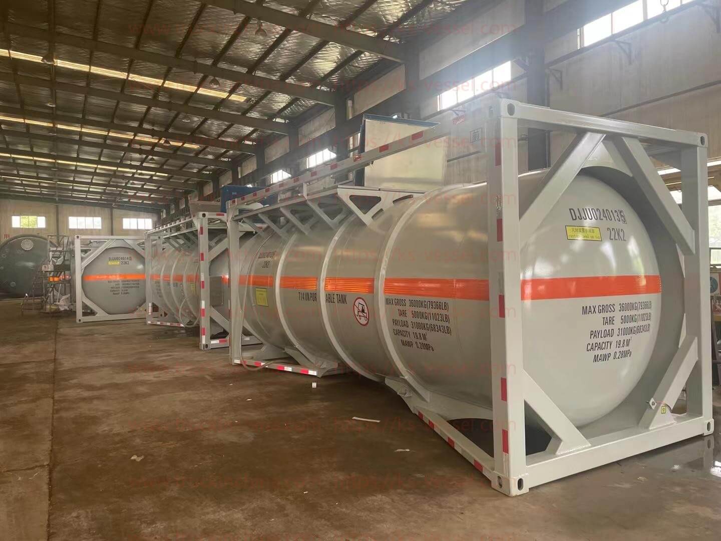 T14 UN portable tank for HF Hydrochloric acid, sulfuric acid, liquid alkali (1)