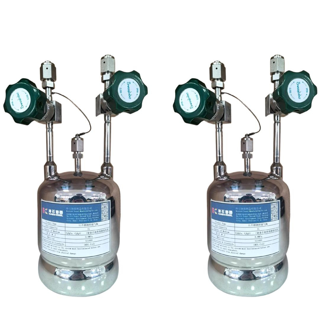 Keystone Vessel KSC1L Cylinder for Trimethylgallium | C3H9Ga ,Trimethylaluminum | C3H9Al (TMA) High-purity Electronic Specialty Gases