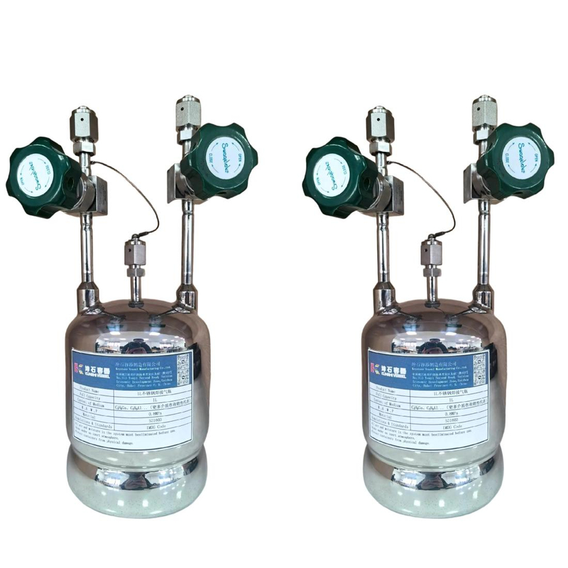 Keystone Vessel KSC1L Cylinder for Trimethylgallium | C3H9Ga ,Trimethylaluminum | C3H9Al (TMA) High-purity Electronic Specialty Gases