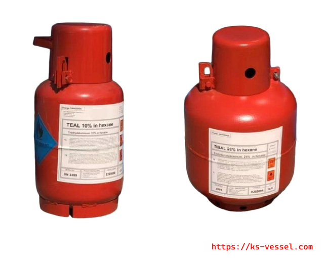 KSC-B TEAL TMA TIBAL B5 Cylinders For Metal Alkyls And Organometallic Specialties Triethylaluminum B Type Container