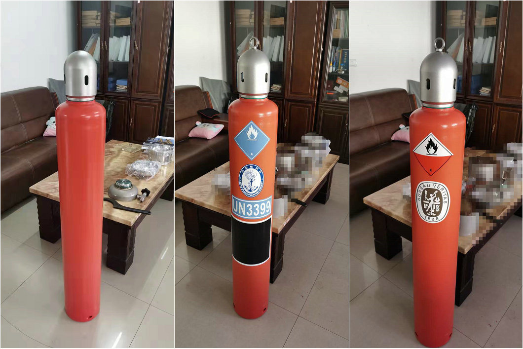 Ultrapure Gas Cylinder, High Purity Trimethylaluminium Tma Teal Metal Alkyls Portable Tank Cylinder 40L, 516L