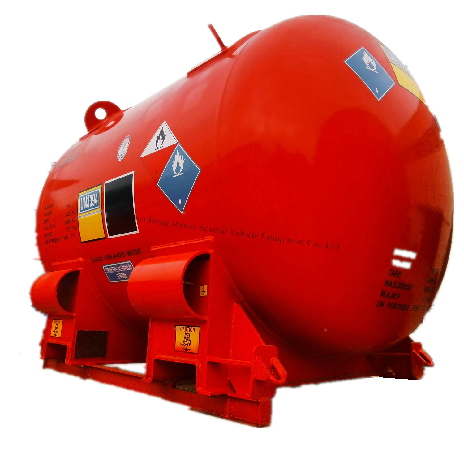 C1980 T21 Metal Alky Mobile Tank Portable Container Tank for Metalorganic Chemicals 