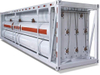 Clean Energy CNG Compressed Natural Gas Cylinders Jumbo Tube Storage and Transportation Trailer