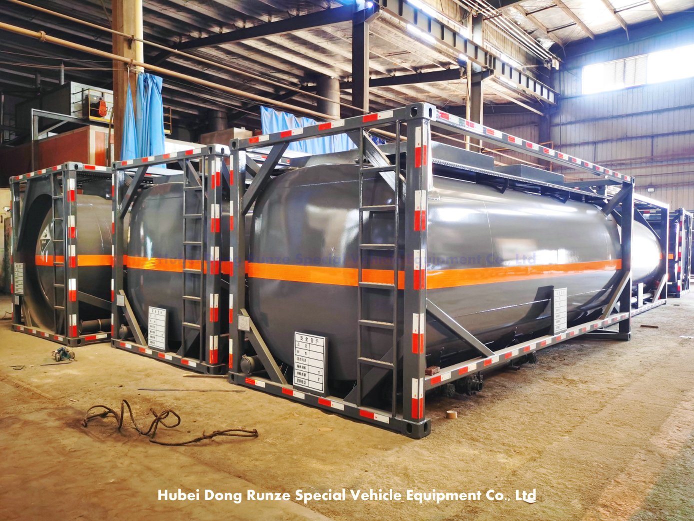 20 Ft Lined PE Petrochemicals ISO Tank Container for Corrosive Nitric Acid, Sodium Hydroxide, Hydrochloric Acid, Phosphoric Sulphuric Acid