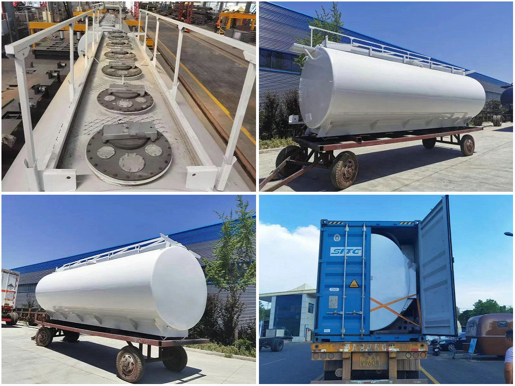 Customizing 20kl Fuel Tank Body with 3-7 Compartments SKD (for Water, Methanol, Methyl Alcohol, Oil, Diesel Jet A-1, Acid Transport Tanker Truck Mounted)