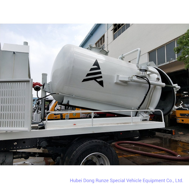 Customized Jet-VAC Units Combined Sewer Jetting Vacuum Tank Body 