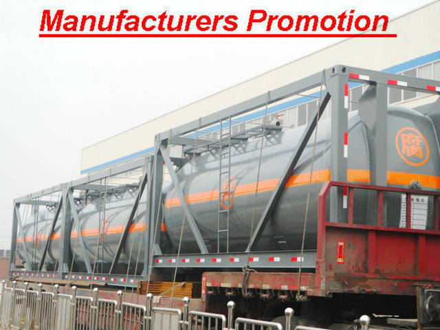 Class 3 Toxic Chemical 20FT ISO Tank Container Storage Sihcl3, Ticl4, Sicl4, Pcl3, Nacn 