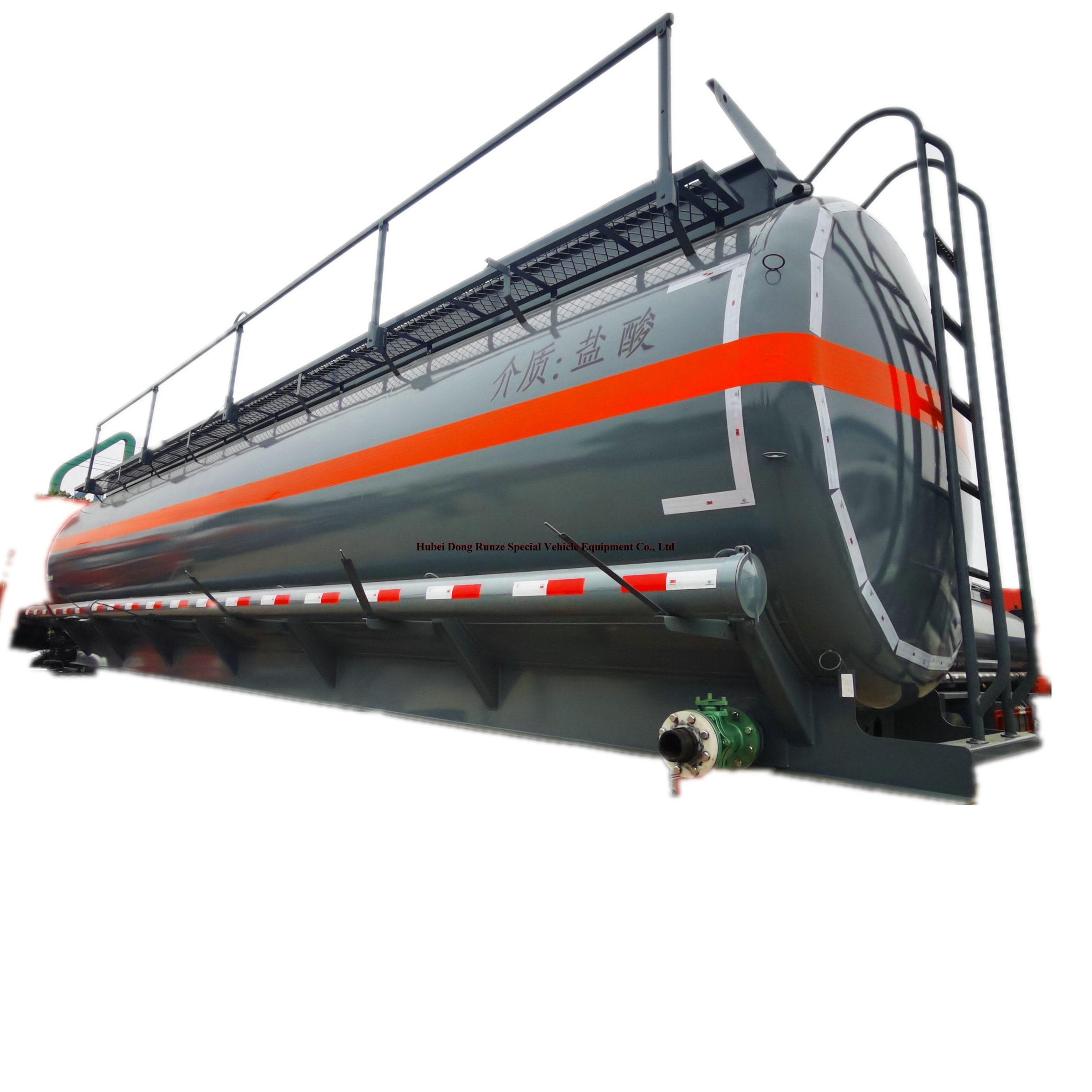 Customize SKD 6660US Gallon PE PTFE Lined Tank Body For Hydrochloric Acid Chemical Factory HCl Transport 