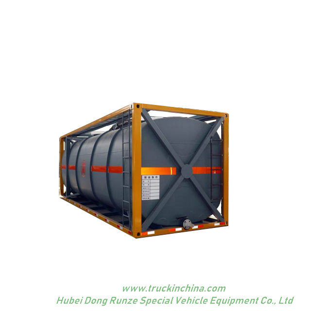 Hydrochloric Acid Tank (ISO 20Feet Container Frame) 22kl HCl Un1789 Max 35% Corrosive