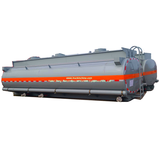  Customize 13.5KL Steel Lined 18mm LDPE Tank Tanker Body for Transport Hydrochloric Acid 