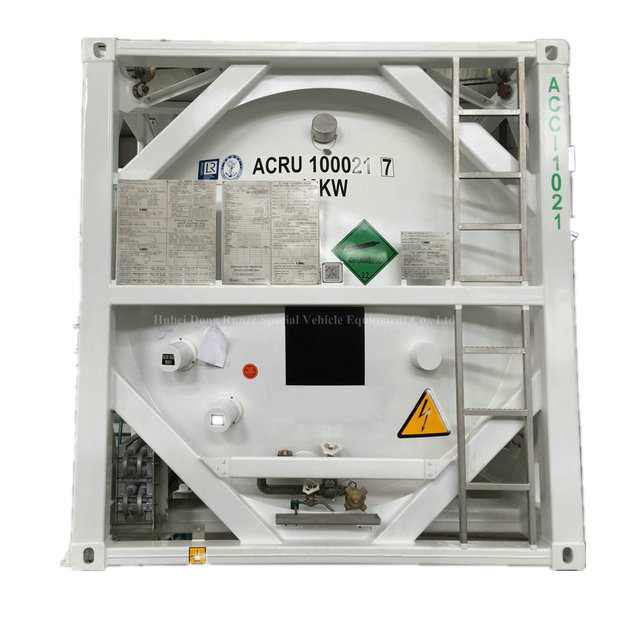10FT High Vacuum Multi-Layer Insulation T75 Un-Portable Tank for Offshore Transport Cryogenic Liquid Nitrogen Un1977 Lin, Un1073 Lox, Un1951 Lar
