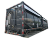  Customized PE Lined 20FT Hydrochloric Acid Solution ISO Tank Container with Top Loading Pipes