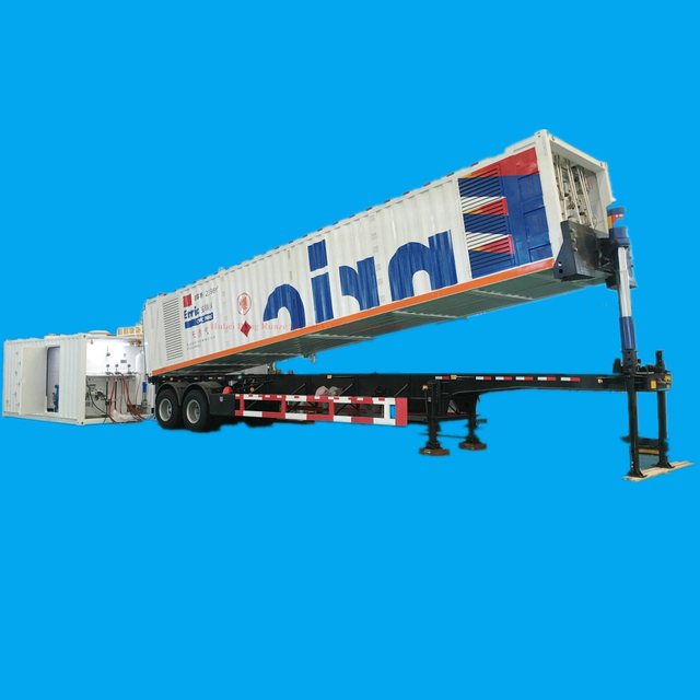 25MPa Intelligent CNG Dispenser Filling Station Mounted L-CNG Cylinder Trailer (8 Tubes CNG Gas Tank 23.9 CBM)