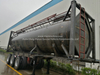 Customized Isotank 30FT Chemline Lined Tank for HCl, Naoh, Naclo, PAC, H2so4, Hf, H3po4, Nh3. H2O, H2O2 Solution