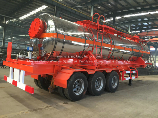 Customizing Stainless Steel Emulsion Tank Container for Liquid Molten Sulfur Transport Solution Insulated 
