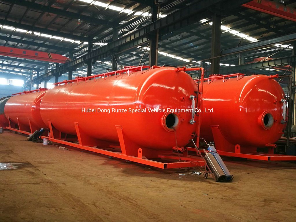Skid Storage Tank for Acid (HCl 35% Oil Fied Chemical Hydrochloric Acid Capacity 60 m3(500bbl) Liend Plastic (L LDPE 7042) or Mobile Liquid Storage Frac Tank