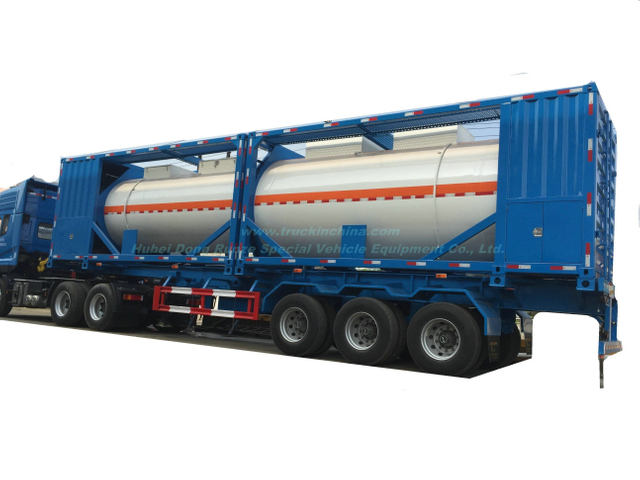 20FT Tank Container for Fuel, Crude Oil, Diesel 20, 000 Liters Mounted with Pump Skid Portable Gas Gasoline, Kerosene, Jet Oil Filling Staion