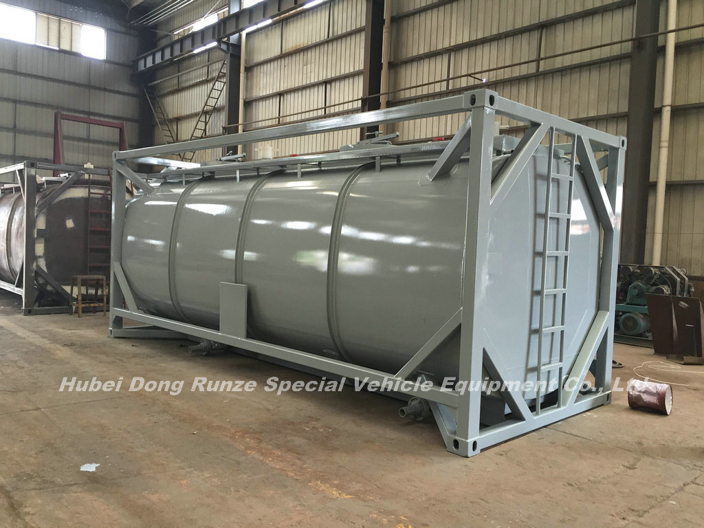  20FT UN1791 ISO Tank Container for Sodium Hypochlorite NaClO Bleaching Liquid 