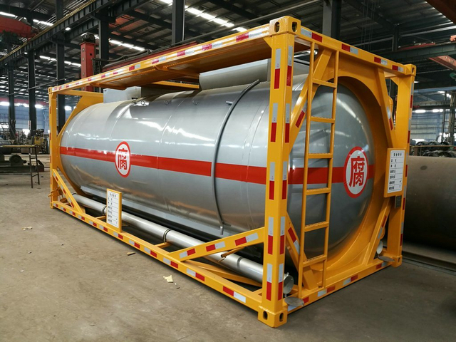 20FT Stainless Steel Yellow Phosphorus Tank Container with Heating Insulated System