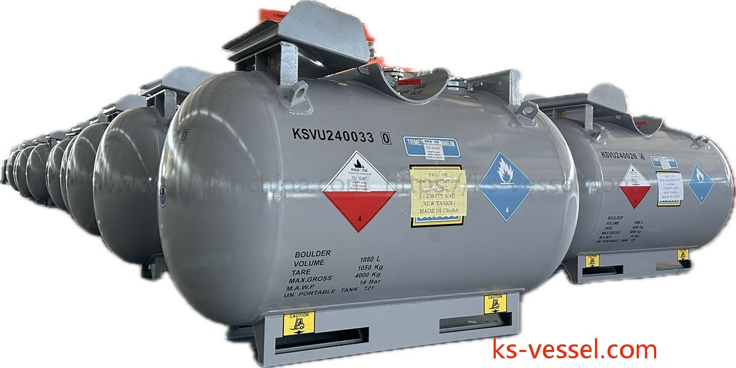 Keystone Vessel KS1880 T21 TEAL Portable Tank C480 Cylinders (89)