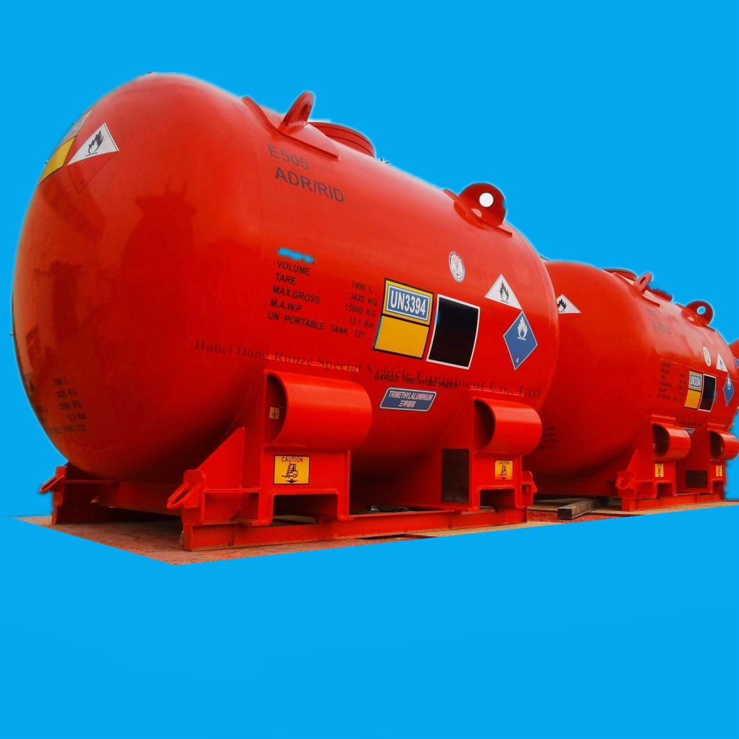 C1980 T21 Metal Alky Mobile Tank Portable Container Tank for High Purity Metalorganic Chemicals with ASME BV Certificates